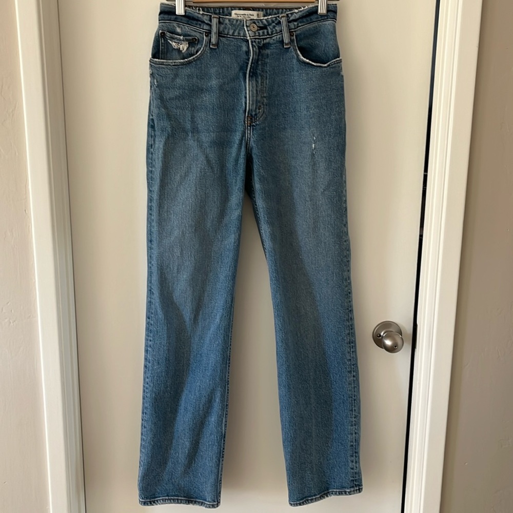 Abercrombie & fitch 90s relaxed Jean high rise curve love size 26